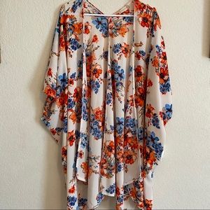 NWT Floral Kimono